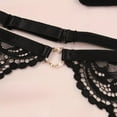 thumbnail image 4 of Women Lace Garter Belt Sexy Bra Garter Belt Panties Socks Suspender Belt Set, 4 of 7