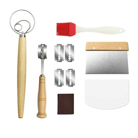 

Wooden with Leather Bag Dough Scoring Tools Slashing Tool Sourdough Bread Bakers Bread Lame Cutter Dough Cutter Danish Dough Whisk French Bread Scorer