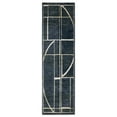 thumbnail image 4 of Oriental Weavers Reed Area Rug - RE04B - 5'3" x 7'6" - in Blue/ Ivory - Modern Style, Stain Resistant, Family and Pet Friendly , Bedroom, Office Rug, 4 of 5