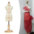 thumbnail image 2 of Mini Mannequin de Forme, Support de Mannequin pour Mannequin, Robe Mini Ajustable, Présentoir de Robe Mini, 2 of 8