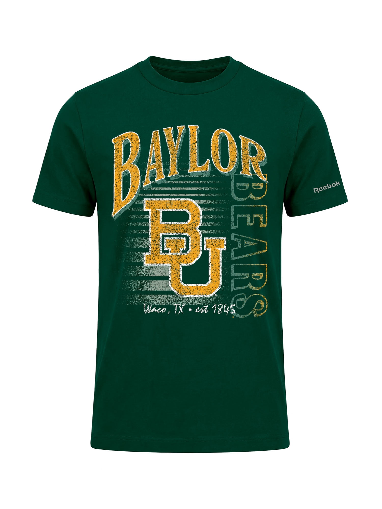 Baylor Bears Reebok Mens Crew Neck Short Sleeve T-Shirt