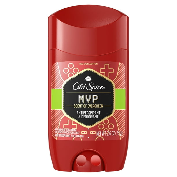 Old Spice Men's Antiperspirant Deodorant MVP, 2.6 oz