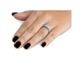 thumbnail image 3 of 2 ct Princess Cut Diamond 3-Stone Engagement Ring 14K White Gold, 3 of 3