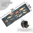 thumbnail image 2 of Fish Cartoon Runner Rug Machine Washable Area Rugs Carpet Non Slip Entryway Mat for Bedroom Entryway Front Door, 2 of 7