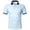 Sky Blue, variant on Sngxgn Men's Polo Shirt Short Sleeve Shirts Golf Shirt(Sky Blue,XXL)