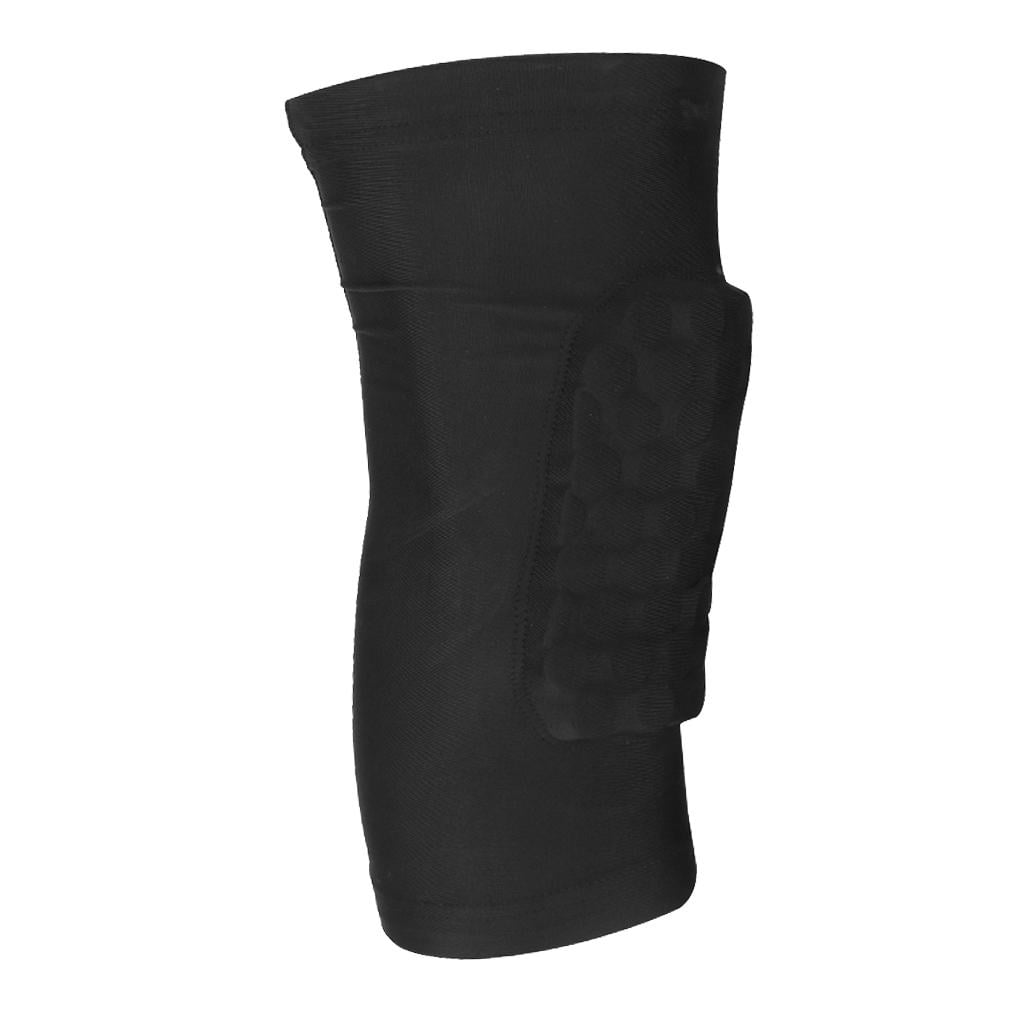 COOLOMG Basketball Knee Pads for Kids Youth EVA Compression Leg Sleeve Protector Gear 1 Sleeve Digital Grey XL 