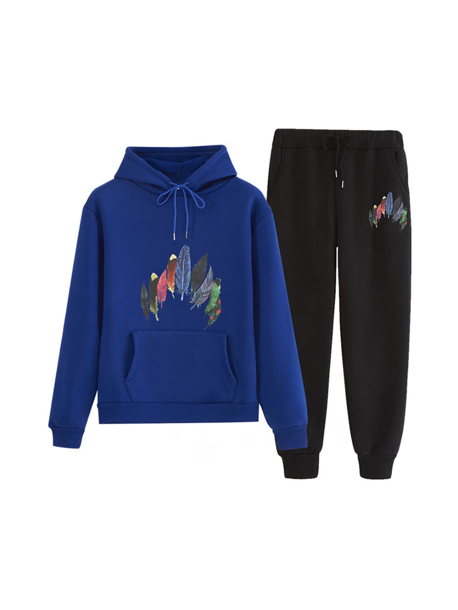 WEARELLA Unisex Mens Womens Feather 