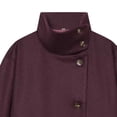 thumbnail image 5 of Kezqiaxn Women's Coats Fashion Long Sleeve Button Stand Collar Winter Loose Casual Jacket Lounge Outwear Cute Clothes Red M, 5 of 6