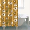 thumbnail image 6 of 72x72 Inch Fabric Shower Curtain Waterproof Polyester, Daisy Floral Print, 6 of 6