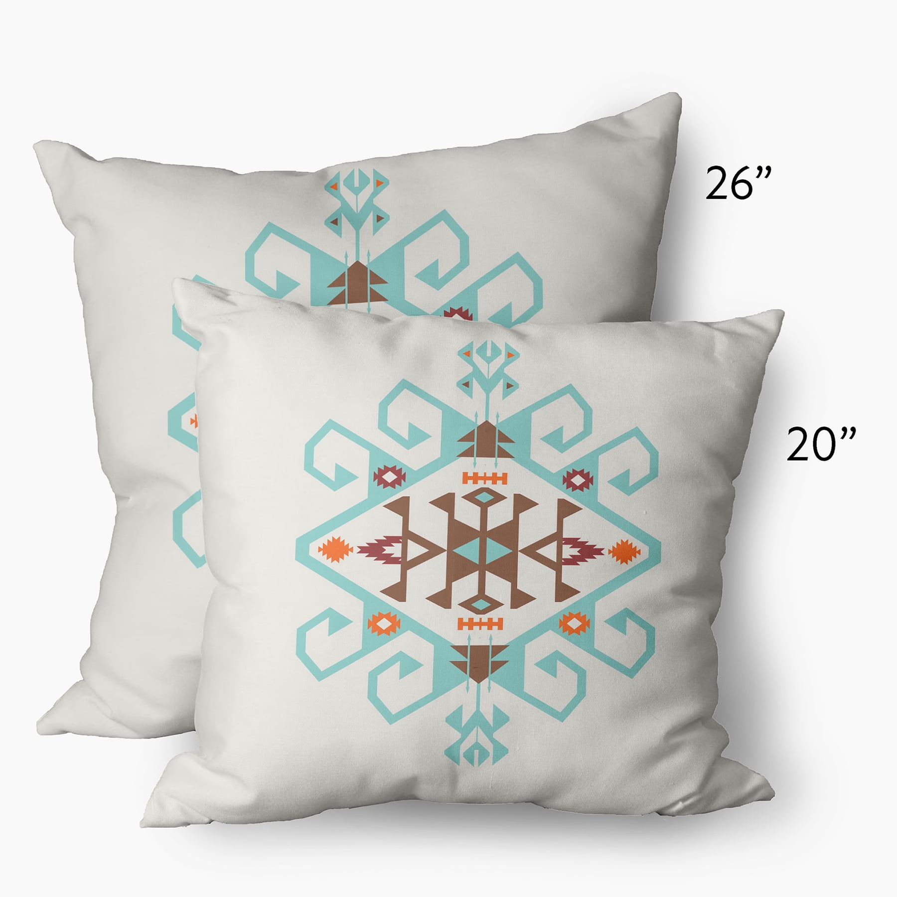 26" x 26" Simply Daisy Southwest Medallion Decorative Throw Pillow