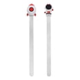 thumbnail image 1 of Miangastore 2pcs Chic Stationery Bookmarks Student Bookmark (Astronaut + Rockets Pattern), 1 of 8
