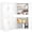 White, variant on Black Kitchen Pantry Cabinet,71 Inch Tall Metal Storage Cabinet with 4 Adjustable Shelves and Doors, Freestanding Pantry Cabinet for Kitchen, Living Room, Dining Room, Bathroom, Easy to Assemble