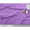 thumbnail image 2 of Soimoi Purple Rayon Fabric Rocket & You Are My Everything Text Decor Fabric Printed Yard 56 Inch Wide, 2 of 3