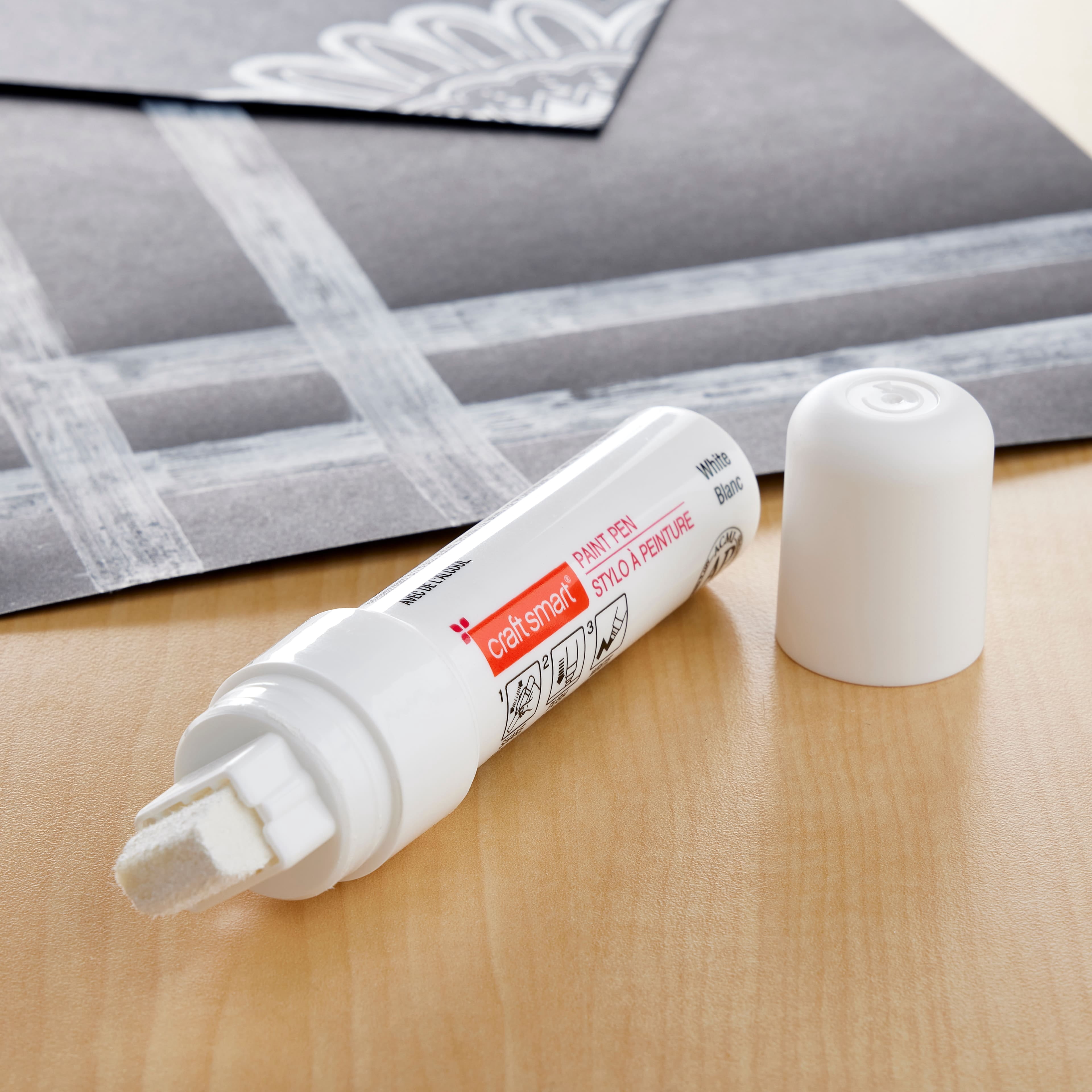 9 Pack: White Wide Line Paint Pen by Craft Smart
