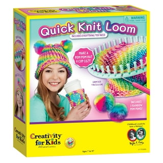 Dioche Round Knitting Loom Kit Plastic Kids Small Wool/Hat Weaving Machine  with Crochet