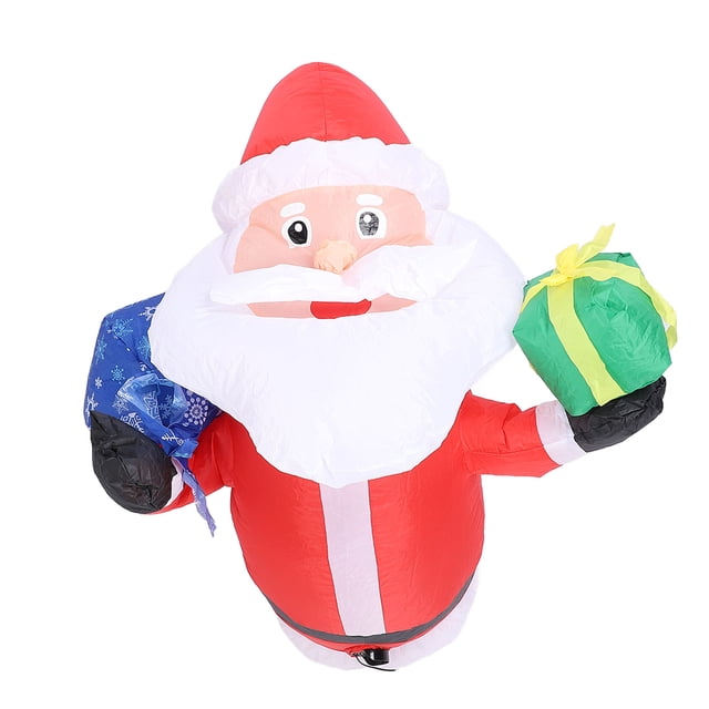 Papá Inflable Con Soplador De Luz LED, Fibra De Poliéster 210T, 3,9 Pies, IP44, Resistente Al Agua Para Decoración Al Aire Libre