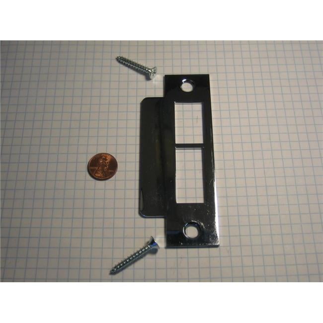 Baldwin 6040260 Strike Plate, Polished Chrome