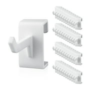 Bling Jewelry Unisex 25 Qty 1.5" Plastic Hooks Wall Rail System Hanging Accessory Holder