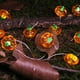 thumbnail image 4 of Inteprter Atmósfera de cadena LED de ABS para exteriores, brillo de fiesta con luces LED brillantes para exteriores, decoración para disfrutar Iluminación y accesorios Naranja+Verde 20 luces, 4 of 6