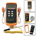 thumbnail image 1 of Dual Channel K Type Digital Thermocouple Thermometer 6802 II, 2 Sensors & Probe, 1 of 11