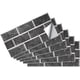 thumbnail image 1 of ZHAOCHENG 18 piezas pegatinas rectangulares Para azulejos gris 30x15 cm, 1 of 5