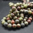 thumbnail image 6 of K-KED Dragons Blood Jasper Gemstone Round Beads - 4mm 6mm 8mm 10mm - 15" Strand-8 mm, 6 of 8