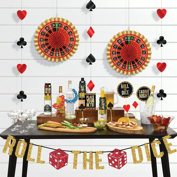 Casino Night Bar Decorating Kit (29pc)