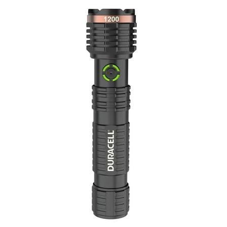 Duracell Durabeam Ultra Hybrid LED Flashlights, 1200 Lumens, Set of 3, with Rechargeable and AAA Alkaline Batteries