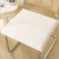 thumbnail image 5 of CQCYD under $5 Square Chair Pad Seat Cushion with Ties Solid Color Soft Chair Pads Comfy Velvet Cushion Pillow for Kitchen Dining Office Chair Reading, 17.71x17.71inches, 5 of 6
