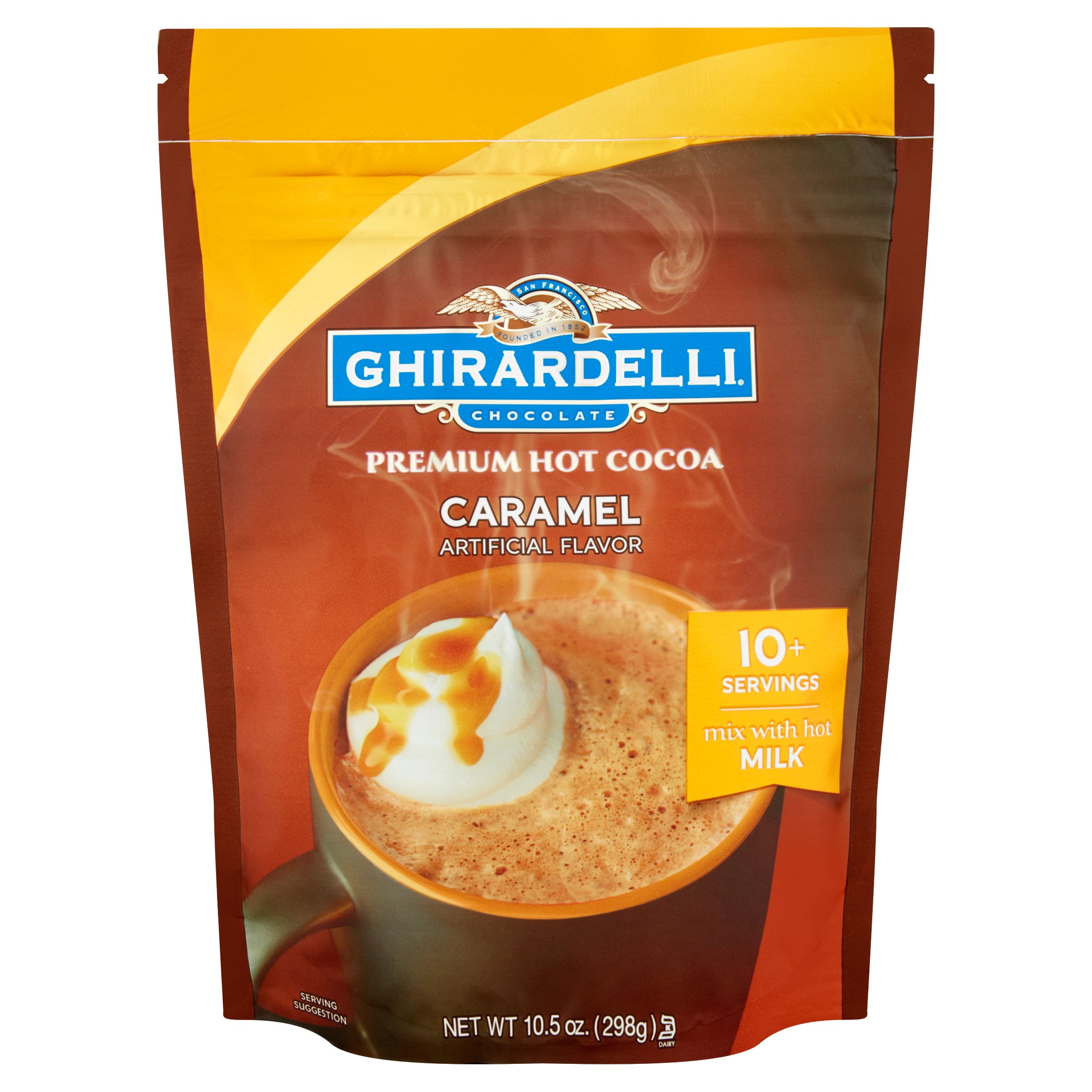Ghirardelli Chocolate Premium Hot Cocoa Caramel, 10.5 OZ by Ghirardelli Chocolate Company