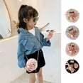 thumbnail image 2 of Keimprove US Stock Korean Kids Cute Decorative Shoulder Bag Floral Kawaii Circular Shaped Chirldren Flap Crossbody Bags, 2 of 6