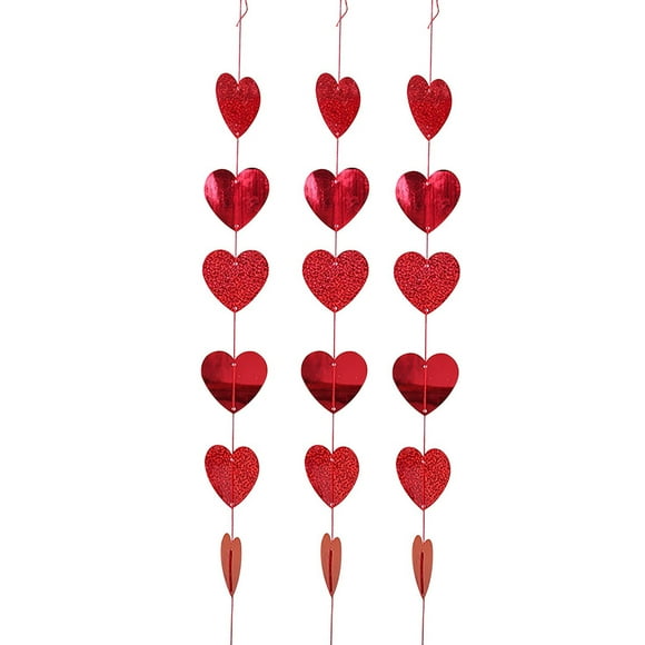 Valentines Day Ceiling Decor Decked Heart Heart Ceiling Hanging Bridal Shower Garlands Wedding Party Ceiling Panels Party Ceiling Bunting