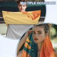thumbnail image 6 of Bulopur Retro Front Car Seat Towel for Men Sunset Mountain Breathable Sweat Carseat Protector with Storage Bag for Running Sport Soft Fit SUV Sedan Truck 1pcs, 6 of 7