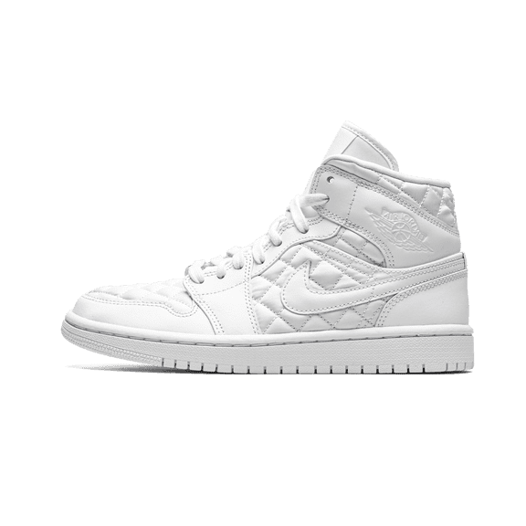 JORDAN WOMENS AIR JORDAN 1 MID Womens "Quilted White" DB6078 100 DB6078 100 from Stadium Goods