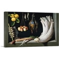 thumbnail image 1 of ARTCANVAS Still Life with Game Fowl Vegetables and Fruits Canvas Art Print by Juan Sanchez Cotan - Size: 12" x 8" (0.75" Deep), 1 of 9
