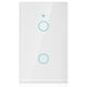 thumbnail image 2 of Interruptor De Pantalla Táctil Wifi Círculo Único Para Alexa Google 2 Vías Ac 100-250V (Enchufe Blanco De Ee. Uu.) Cateissary EL010484-00, 2 of 6