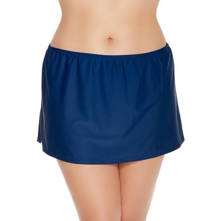 Women's Plus-Size Skirted Swimsuit Bottom - Walmart.com