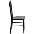 thumbnail image 3 of 2 Pack HERCULES Series Black Wood Chiavari Chair, 3 of 9