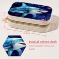 thumbnail image 5 of Starry Shark Portable Velvet Earring Organizer with Removable Compartment, Necklace Holder, Jewelry Organizer, and Decorative Gift Box, 5 of 7