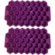 thumbnail image 1 of Porta hielo hexagonal SiliBlockPurple 2Pzas Morado Silicona 37Cavidades Grado Alimenticio Flexible. Chef Grill MXMSV-002, 1 of 2