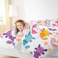 thumbnail image 4 of Manfei Colorful Cute Axolotl Full Size Comforter Sets,Kawaii Sea Salamander Bedding Comforter Set,Cartoon Ocean Animal Bedding Sets For Girls Kids,Breathable Home Decor Reversible,3-Piece, 4 of 8