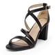 thumbnail image 1 of Sandalias de Tiras al Tobillo para Mujer DREAM PAIRS Madison Negras Talla 7, 1 of 9