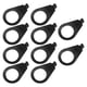 thumbnail image 3 of 10x Perillas de Guitarra Placa de Puntero Perilla de Control de Guitarra Arandelas Profesionales Duraderas Negro, 3 of 9