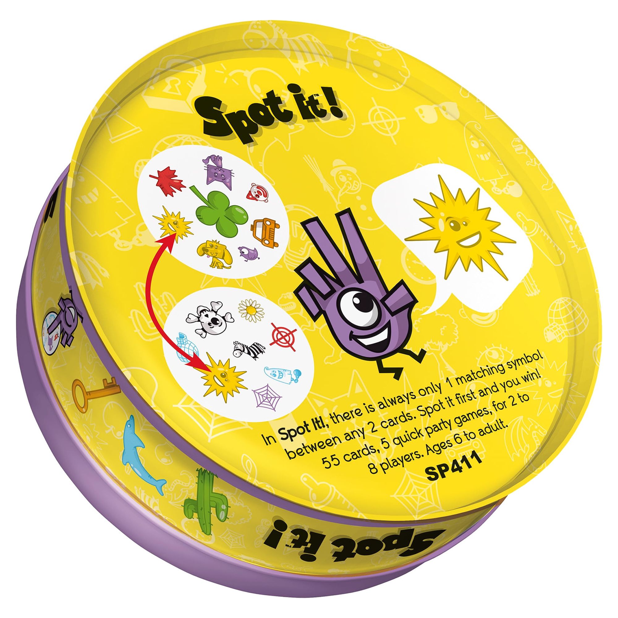 Spot It Family Card Game for Ages 6 and up, from Asmodee - image 4 of 7