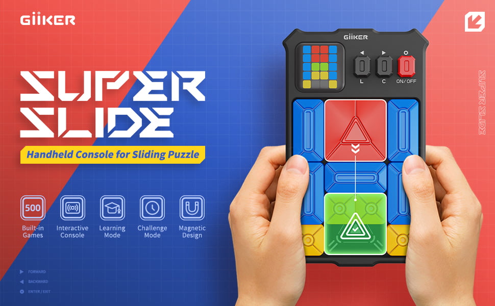 Super Slider Puzzle: Electronic Interactive Puzzle.