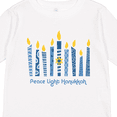 thumbnail image 4 of Inktastic Peace Light Hanukkah Boys or Girls Long Sleeve Toddler T-Shirt, 4 of 5