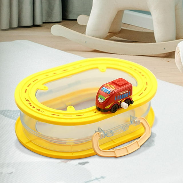 Caja de almacenamiento CUTICAT para vagones Organizador de juguetes coche rojo alta velocidad