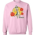 thumbnail image 2 of Inktastic Retro Hula Girl Adult Sweatshirt, 2 of 4