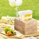 thumbnail image 4 of Xihbxyly Hervidor de Agua Fría con Grifo, Dispensador de Frutas de Gran Capacidad, Diseño de Grifo Único, Apto para Refrigerador, Bebidas Heladas, Té de Frutas, Limonada, Entretenimiento En Casa, Cap, 4 of 4