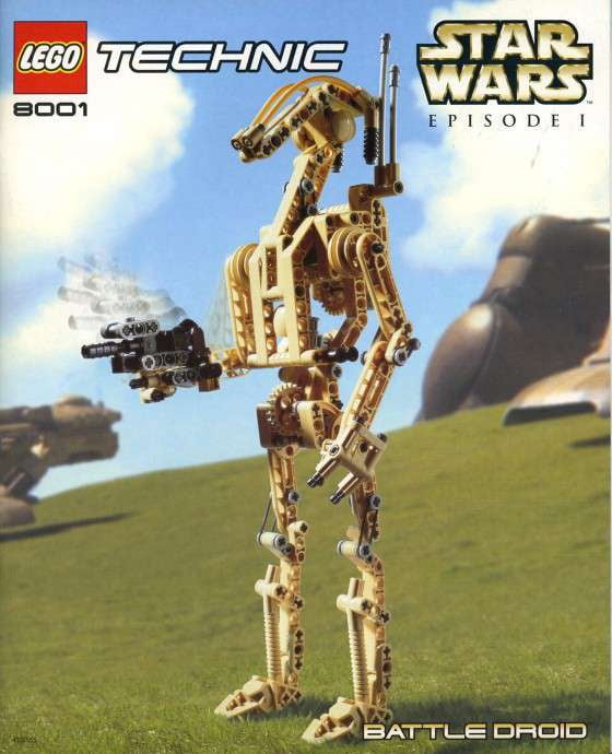 Pre-Owned Star Wars Phantom Menace Battle Droid Set LEGO 8001 [Damaged Package]